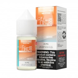 Naked 100 MAX Peach Mango Ice Tobacco Free Nicotine Salt E-Juice 30ml