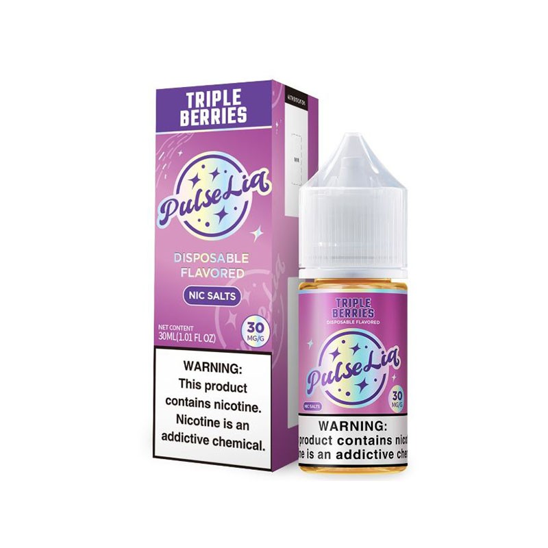 30mg triple berries pulse liq geek bar salt e-juice 30ml