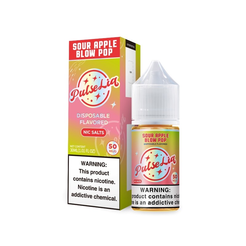 sour apple blow pop pulse liq e-juice