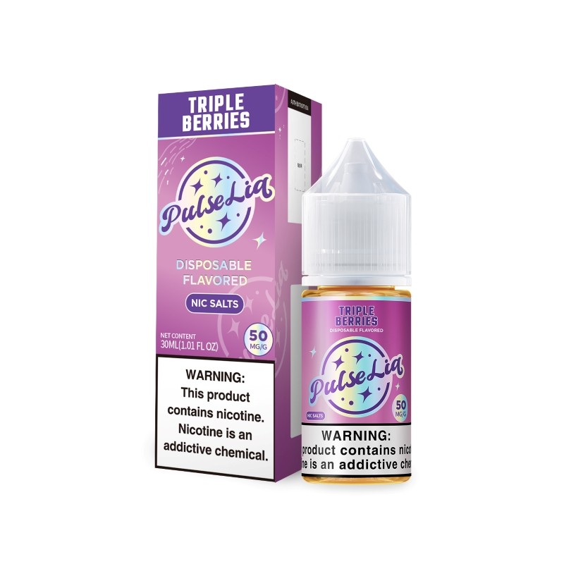 50mg triple berries pulse liq geek bar salt e-juice