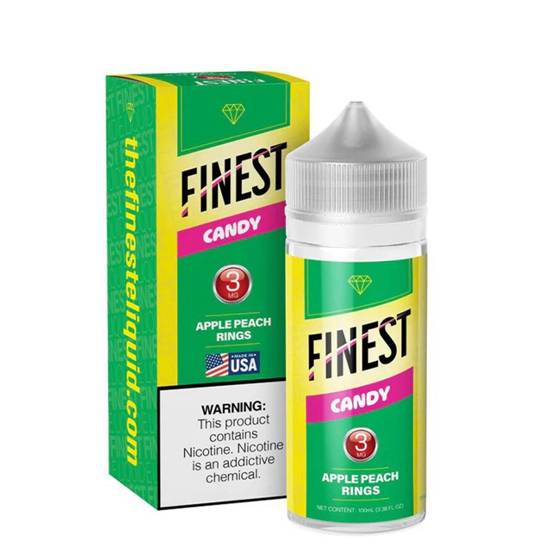 The Finest Candy Edition Apple Peach Sour Rings 100ml