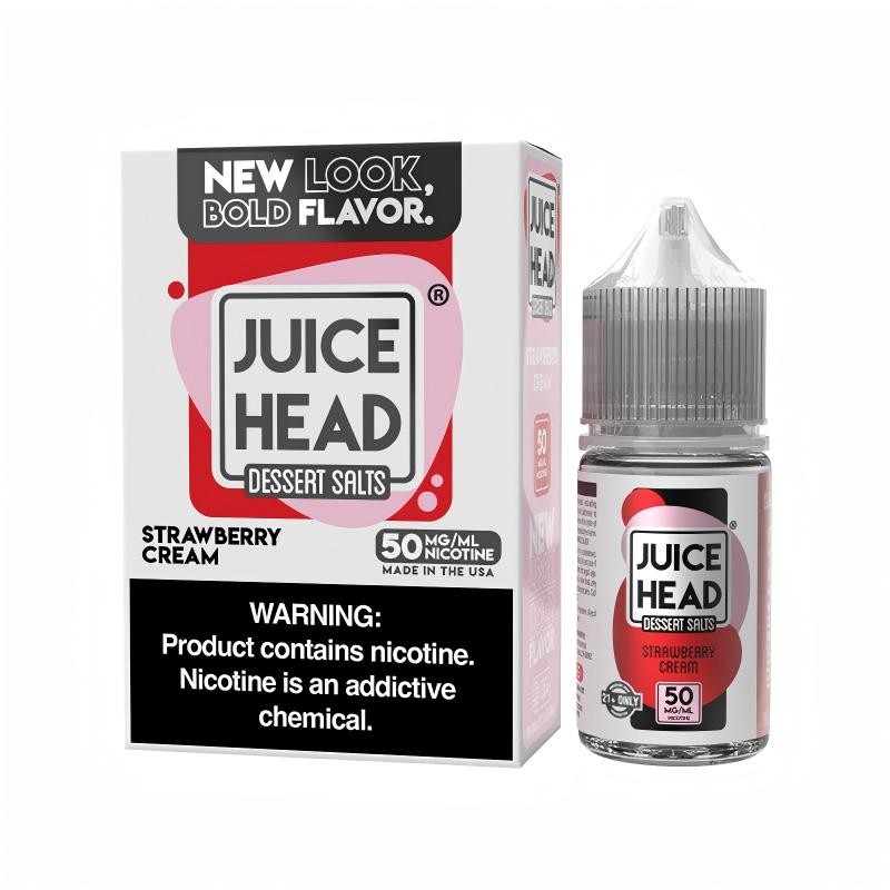 50mg strawberry cream juice head dessert salts e-juice 30ml