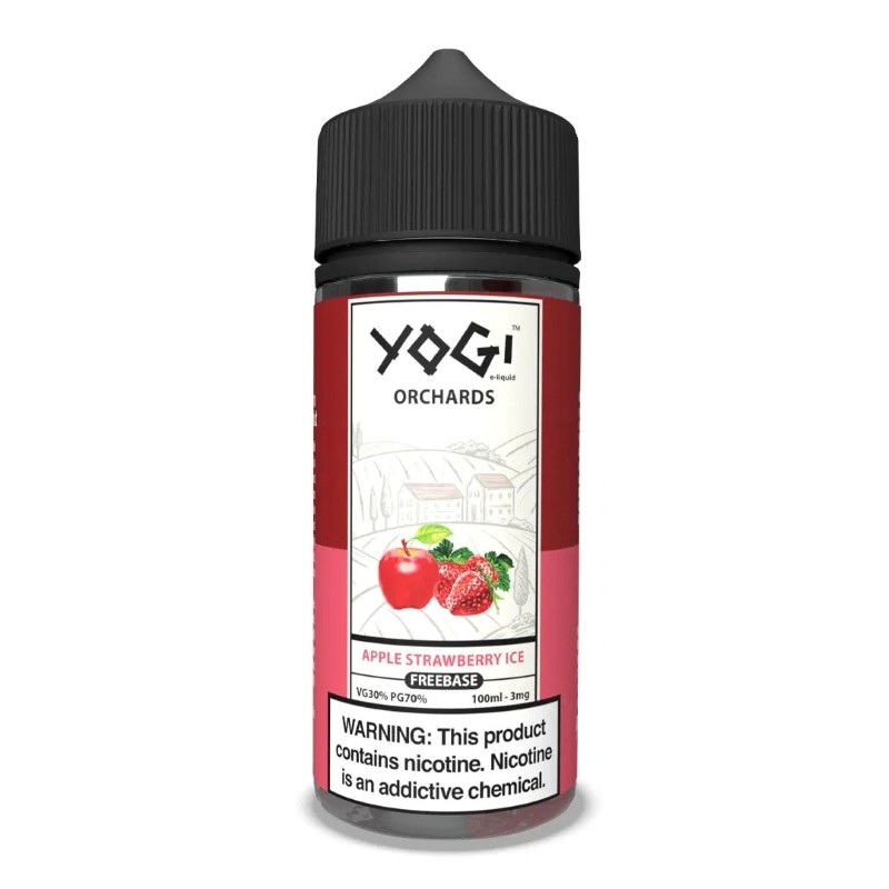 3mg apple strawberry yogi orchards e-juice 100ml