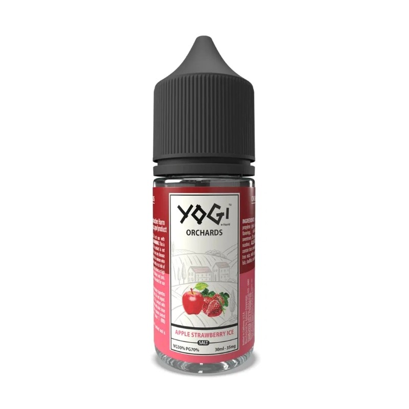 35mg salt apple strawberry ice yogi orchards e-juice 30ml