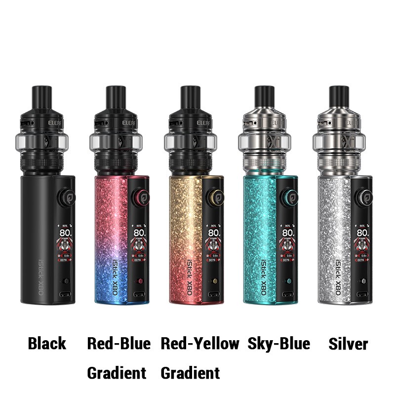 eleaf istick x80 vape mod kit with melo x 2