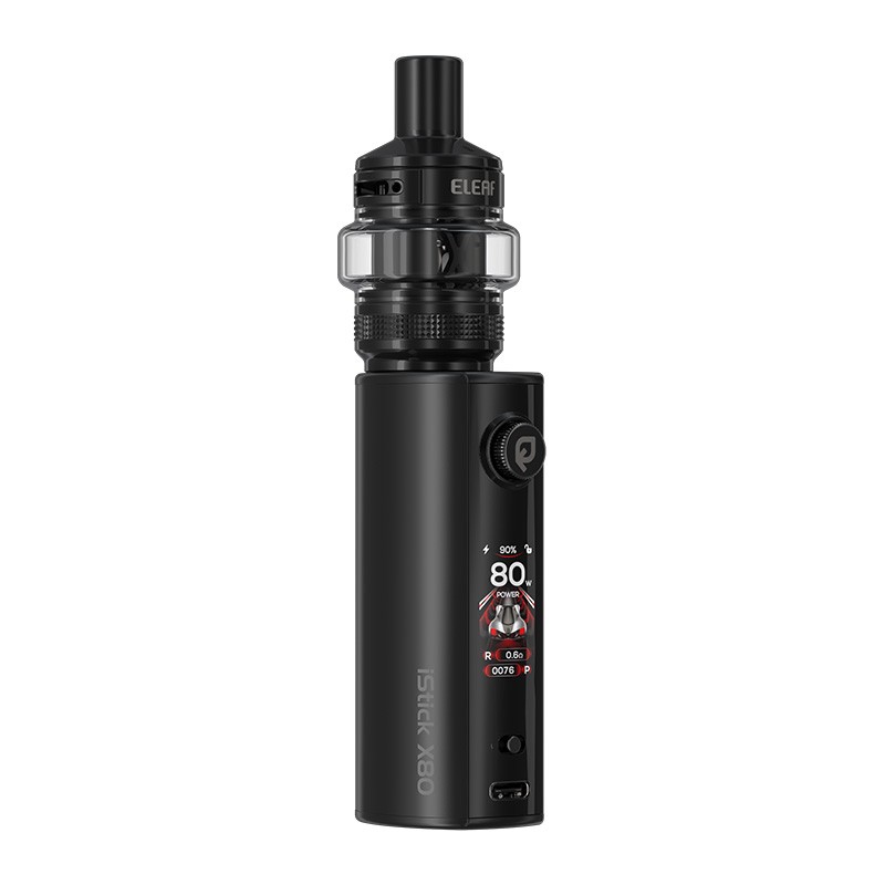 black eleaf istick x80 vape kit with melo x