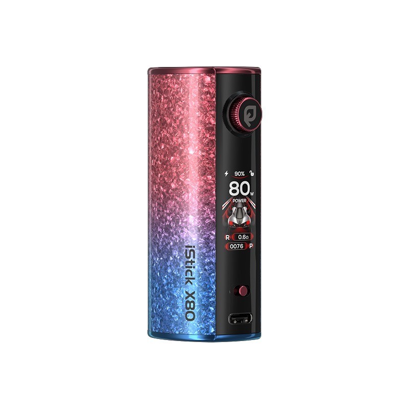 red blue gradient eleaf istick x80 battery