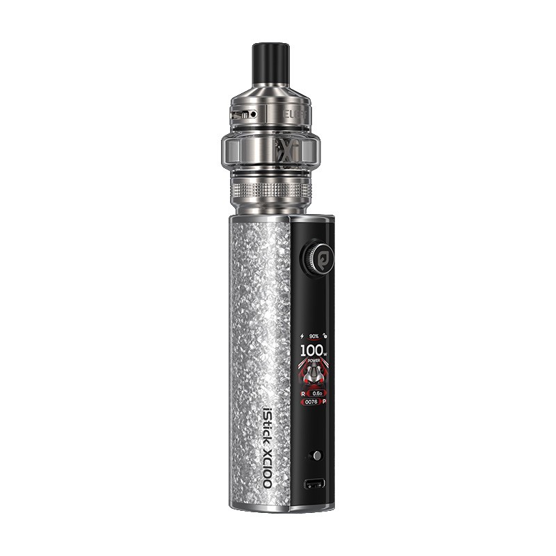 silver eleaf istick xc100 vape mod kit with melo x