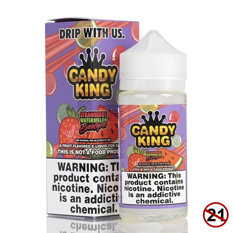 Candy King Strawberry Watermelon Bubblegum E-juice 100ml