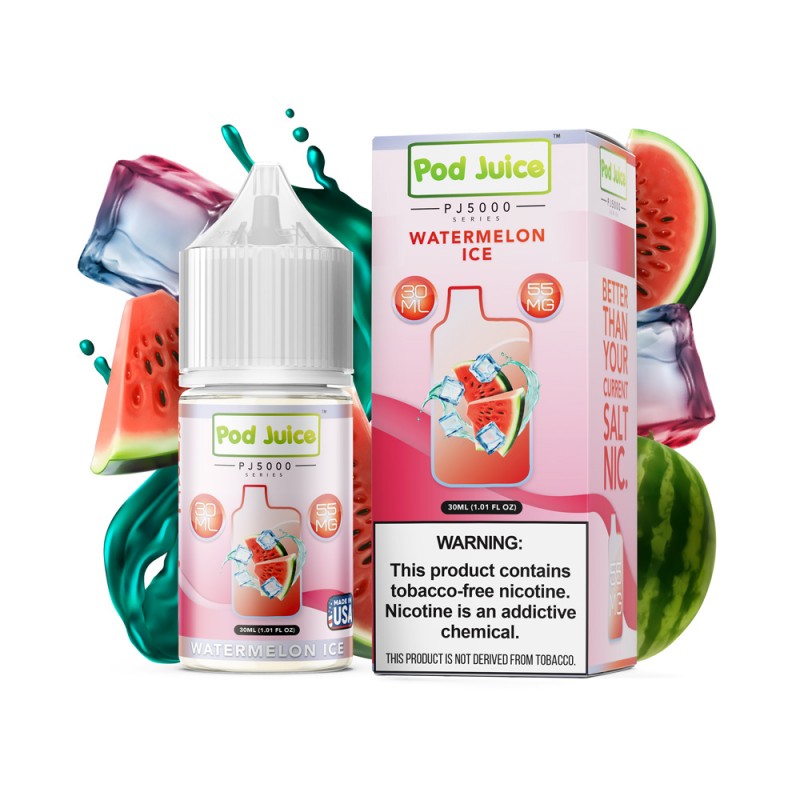 Pod Juice PJ5000 Series Watermelon Ice E-juice 30ml