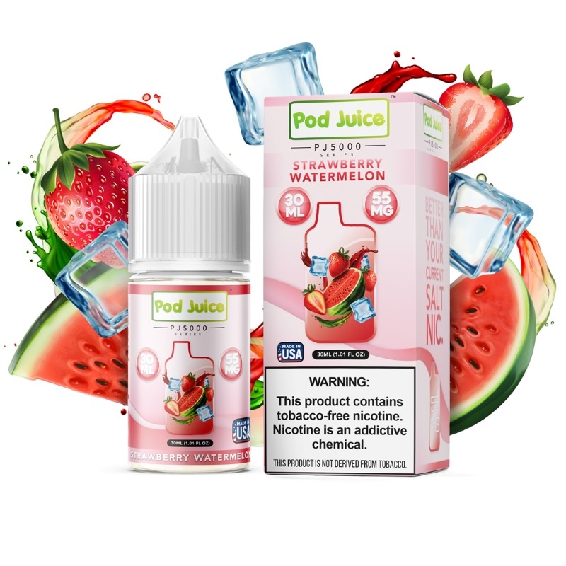Pod Juice PJ5000 Series Strawberry Watermelon E-juice 30ml