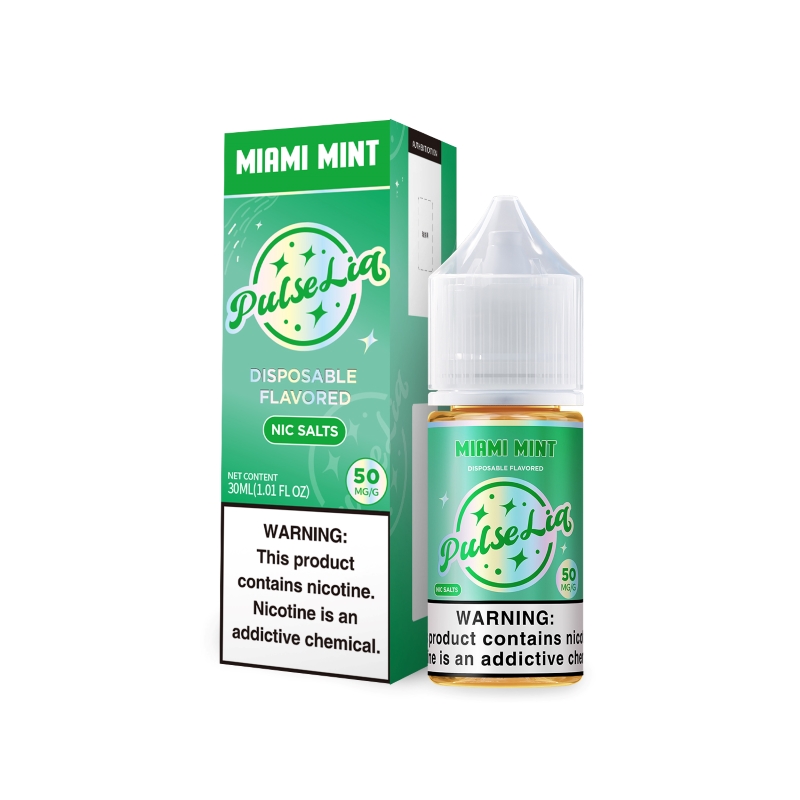 Pulse Liq Geek Bar Salt Miami Mint E-juice 30ml - Eleaf Official Store