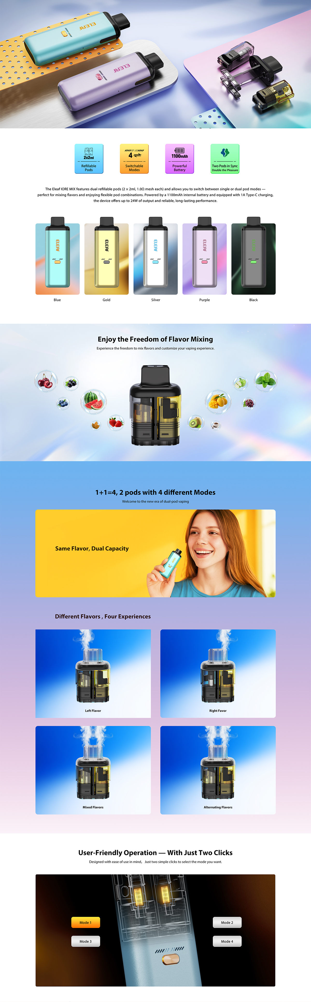 eleaf iore mix pod system kit-1